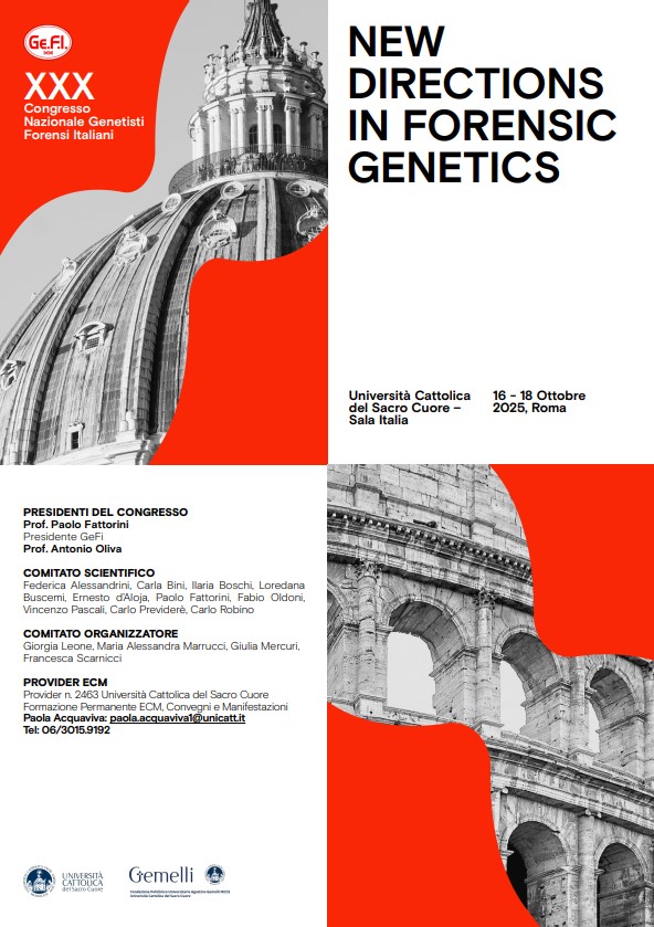 Ge F I Genetisti Forensi Italiani Ge F I Genetisti Forensi Italiani